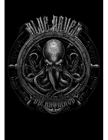 T-shirt Motif au Dos Blue Raven by Anomaly