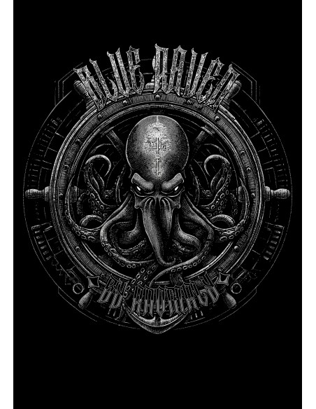 T-shirt Motif au Dos Blue Raven by Anomaly