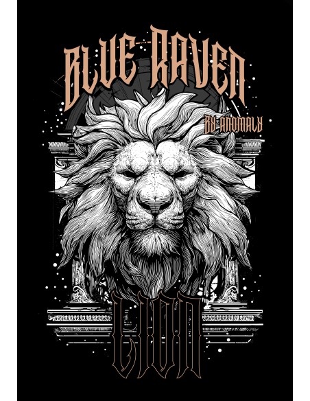 T-shirt Femme Blue Raven by Anomaly Lion