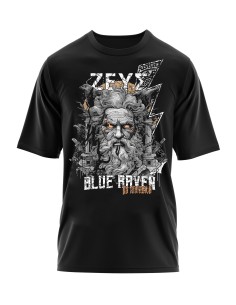 T-shirt Homme Blue Raven by Anomaly Zeus