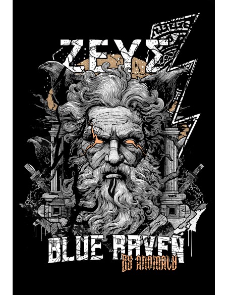 Sweat Blue Raven by Anomaly Zeus