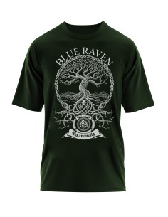 T-shirt Homme Blue Raven by Anomaly Yggdrasil Vert