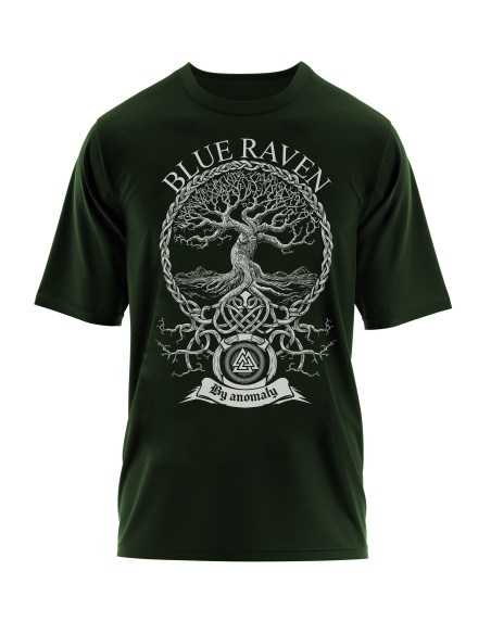 T-shirt Homme Blue Raven by Anomaly Yggdrasil Vert