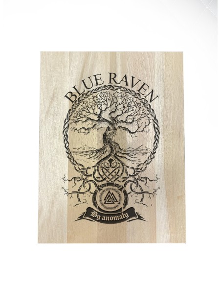 Plaque en bois Ygdrassil