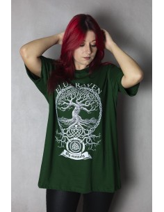 T-shirt Homme Blue Raven by Anomaly Yggdrasil Vert 2