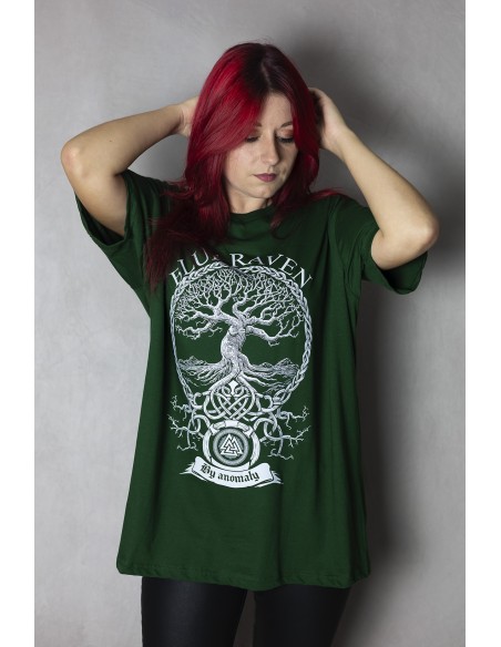 T-shirt Homme Blue Raven by Anomaly Yggdrasil Vert