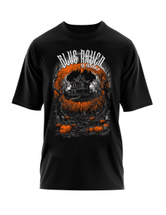 T-shirt Halloween Blue Raven