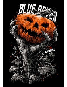 T-shirt Homme Blue Raven by Anomaly Scary Pumpkin 2