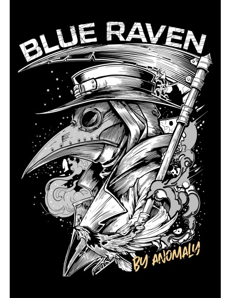 Sweat Blue Raven by Anomaly Plague Doctor