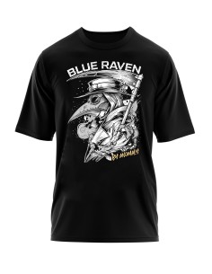 T-shirt Homme Blue Raven by Anomaly Plague Doctor