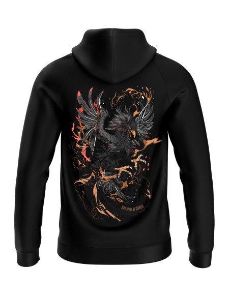 Sweat Gothique Blue Raven Phoenix Blue Raven By Anomaly