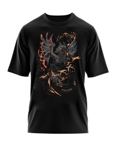 T-shirt gothique Blue Raven Phoenix
