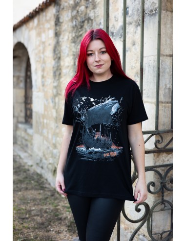 T-shirt viking Blue Raven Drakkar