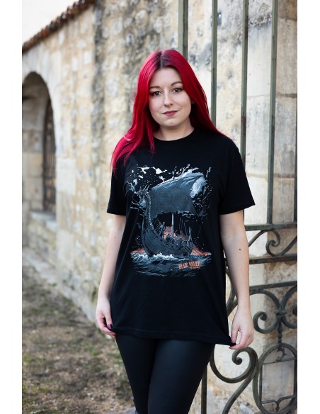 T-shirt viking Blue Raven Drakkar T-shirt viking Blue Raven Drakkar
