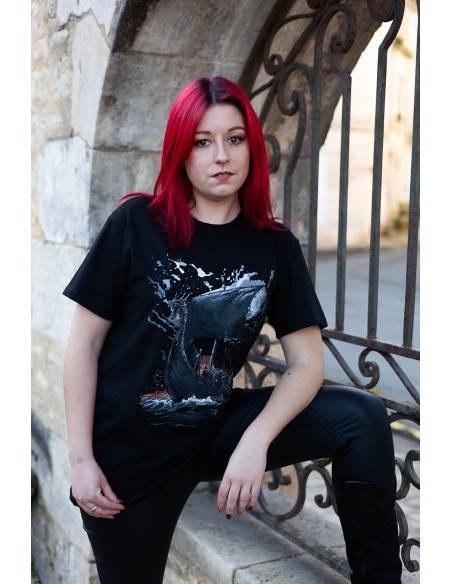 T-shirt viking Blue Raven Drakkar T-shirt viking Blue Raven Drakkar