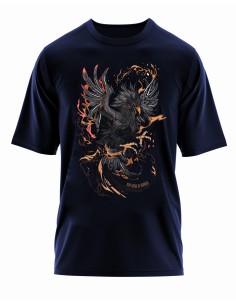 T-shirt gothique Blue Raven Phenix