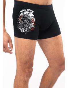 Boxer Japon Blue Raven Samouraï