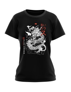 T-shirt Femme Blue Raven by Anomaly Tatsu