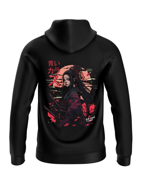 Sweat japon Blue Raven Sakura