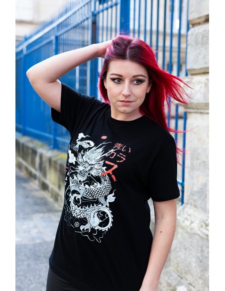 T-shirt japonais Blue Raven Tatsu