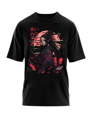 T-shirt japon Blue Raven Sakura