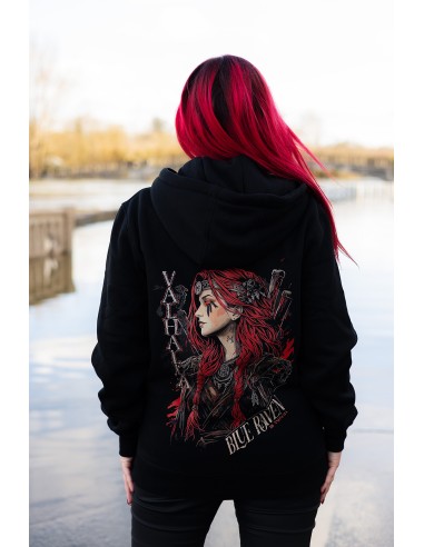 Détail du visuel t-shirt gothique Blue Raven Freya