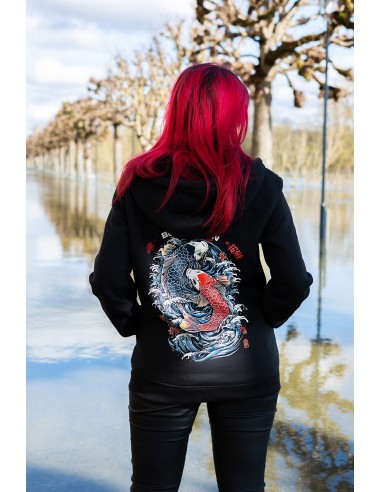 Sweat Japon Blue Raven Koï Blue Raven By Anomaly