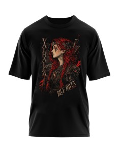 T-shirt viking Blue Raven Freya