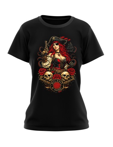T-shirt Femme Blue Raven Pirate Blue Raven By Anomaly