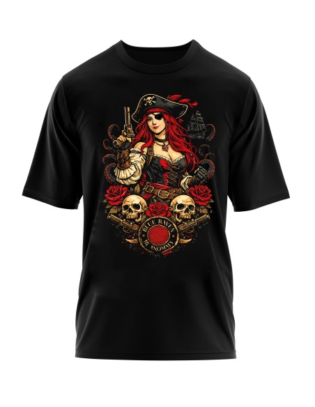 T-shirt Pirate Blue Raven