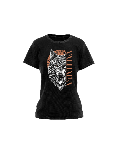 T-shirt Femme Blue Raven Loup Sköll Blue Raven By Anomaly