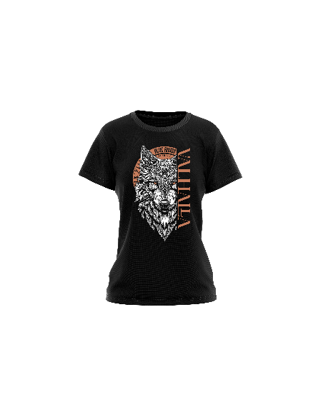 T-shirt Femme Blue Raven Loup Sköll Blue Raven By Anomaly
