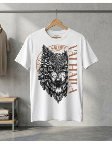 T-shirt Blue Raven Sköll Blanc Anomaly