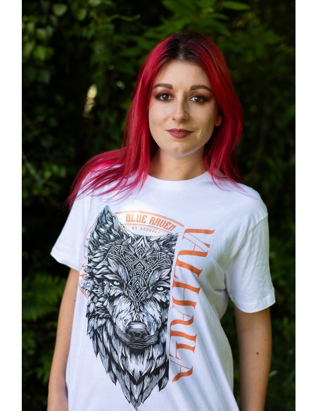 T-shirt Blue Raven Sköll Blanc Anomaly