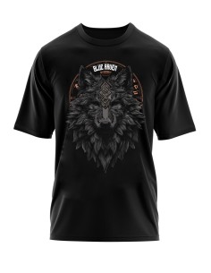 T-shirt gothique Blue Raven Hati Noir