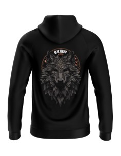 sweat viking Blue Raven loup fenrir
