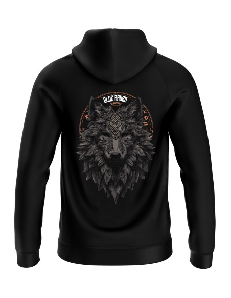 sweat viking Blue Raven loup fenrir