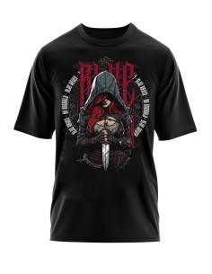 T-shirt Viking Blue Raven Red Revenge