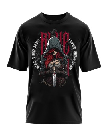 T-shirt Viking Blue Raven Red Revenge Blue Raven By Anomaly