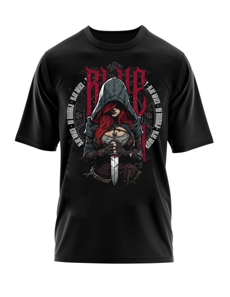 T-shirt Viking Blue Raven Red Revenge Blue Raven By Anomaly