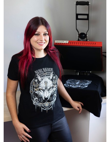 T-shirt Viking Blue Raven Fenrir