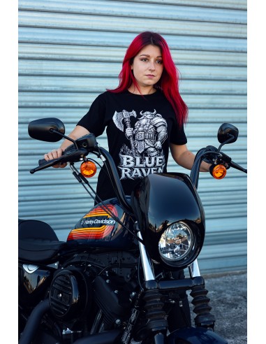 T-shirt Blue Raven Guerrier Nain Brise-Fer Blue Raven By Anomaly
