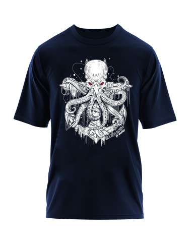 T-shirt Alternatif Blue Raven Kraken Navy Blue Blue Raven By Anomaly