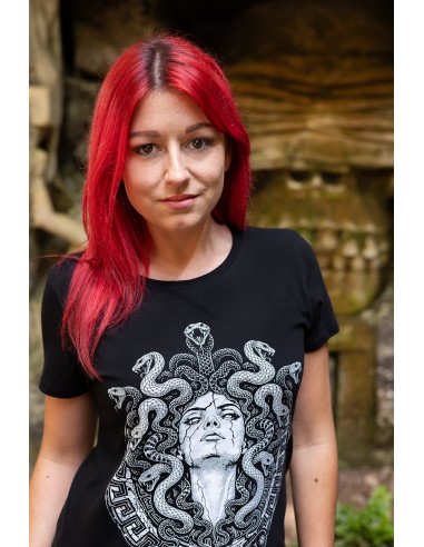 T-shirt Femme Mythologie Blue Raven Médusa Blue Raven By Anomaly