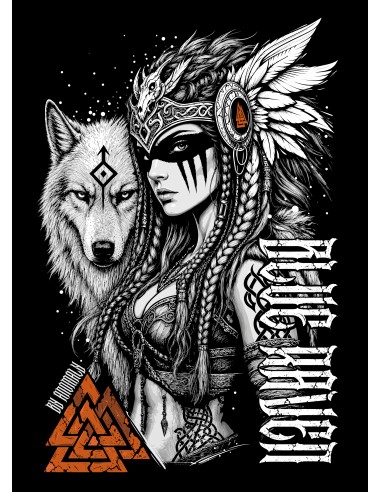 Sweat Viking Daughter of Valhalla Blue Raven By Anomaly