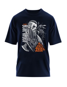 T-shirt Viking Son of Valhalla Navy Blue