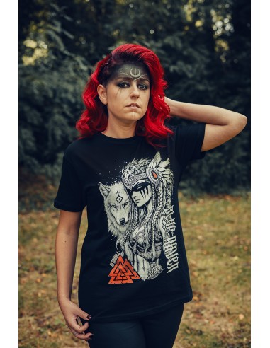 T-shirt Viking Daughter of Valhalla Blue Raven By Anomaly