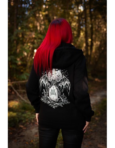 Sweat Gothique Night Creature Blue Raven By Anomaly