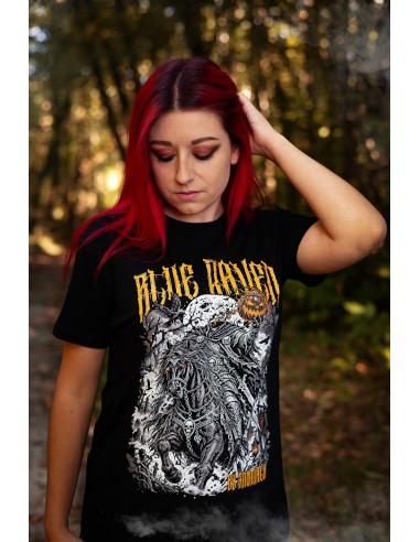 T-shirt Gothique Headless Horseman Blue Raven By Anomaly