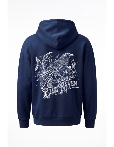 Sweat Gothique Corbeau Bleu Blue Raven By Anomaly